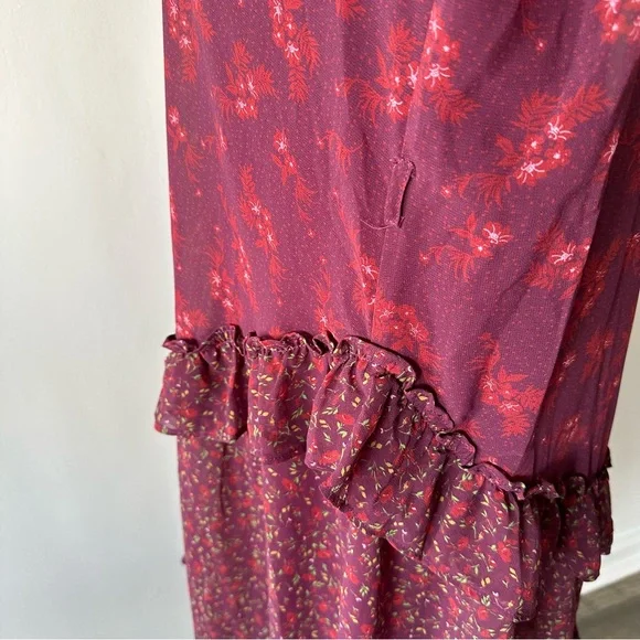 Boho Senlis Midi Floral Dress Small - Picture 9 of 16